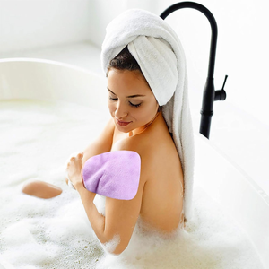 Manoplas de Microfibra para Lavado Corporal, Super Absorbentes y Suaves, <span class=keywords><strong>Manopla</strong></span> Facial, Paño de Baño y Spa, Reutilizable, Desmaquillante - Product Image 3