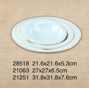 Assiettes plates en gros à prix avantageux pour les restaurants et les hôtels, assiettes rondes en mélamine - Product Image 2