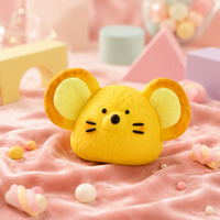 Jouets anti-stress mignons en PU souple, balles à presser, animaux moelleux, jouets de bureau pour adultes, jouets anti-stress de Noël
