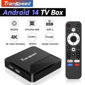 X88 Mini 14 <span class=keywords><strong>Transpeed</strong></span> <span class=keywords><strong>Android</strong></span> <span class=keywords><strong>TV</strong></span> <span class=keywords><strong>Box</strong></span> RK3518 Quad Core 1G/8G Wifi6 100M LAN 4K Ultra HD <span class=keywords><strong>Android</strong></span> 14 Compatible con IPTV Player - Product Image 1
