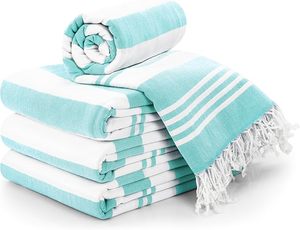 Serviette de plage turque en polyester et coton de qualité supérieure, ultra-douce, respirante, durable, style luxueux personnalisé - Product Image 2
