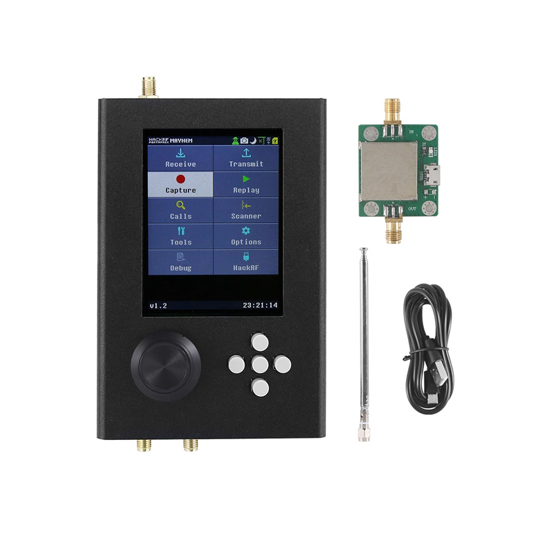 新しく組み立てられたHackRF Portapack H2 HackRF One 1MHz〜6GHz SDR