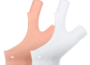 Gants respirants pour l'arthrite du pouce, attelle de soutien du poignet, gants sans doigts avec coussinets en gel pour blessures à la main, pour les douleurs articulaires et les entorses - Product Image 6
