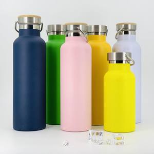 Frasco térmico sin Bpa personalizado para exteriores Vacío 350ml 500ml 750ml <span class=keywords><strong>1000ml</strong></span> Botella de agua aislada de acero inoxidable con logotipo - Product Image 6
