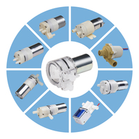 Pompe péristaltique micro-DC OEM du fabricant d'origine 12V résistante à la corrosion à haut débit pour machine à laver et dispositif de désinfection de piscine