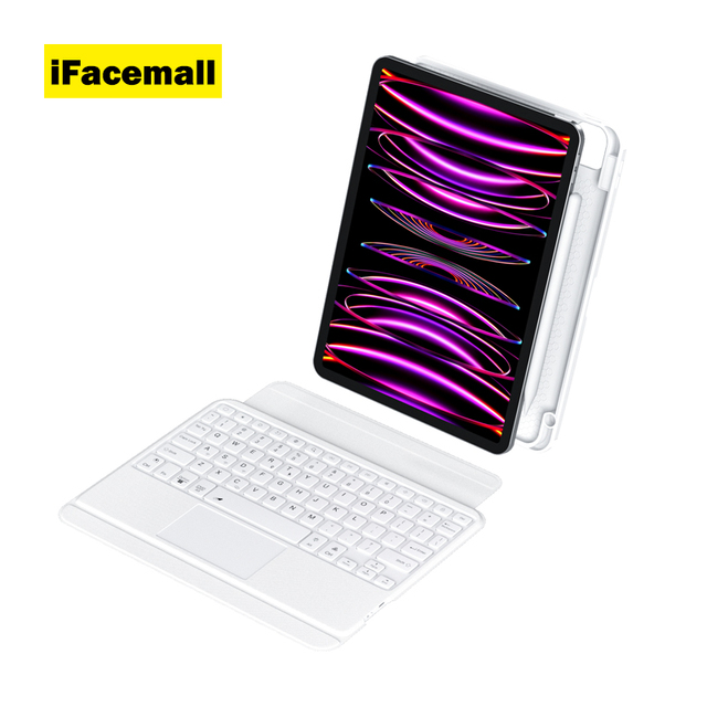 Separable Keyboard case for iPad Multi Angle Stable Support and Ultra Thin and Portable iPad Pro 12.9Inch 3/4/5/6th Air 13inch