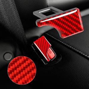 เข็มขัดนิรภัยในรถยนต์แบบ2จุดทำจากโลหะคาร์บอนไฟเบอร์ปรับแต่งโลโก้ได้ตามต้องการ - Product Image 4