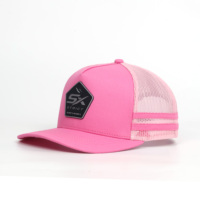 Casquette de baseball personnalisée à 5 panneaux, style trucker en maille, avec logo personnalisé, tendance, vente en gros