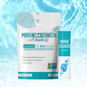 जेबी ओएम डी निजी लेबल समुद्री त्वचा स्वास्थ्य और सौंदर्य के लिए जेबी ओएम डी निजी लेबल समुद्री कोलेजन पाउडर, हाइड्रोलाइज्ड और पोषण पूरक को अवशोषित करने में आसान - Product Image 1