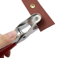 Pince à œillets métalliques de 6 pouces 4 mm avec œillets, pince à œillets métalliques dorés, pince à œillets, poinçon pour tissu, cuir