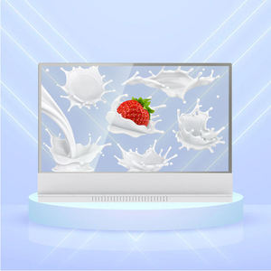 Pantalla LED Transparente Grande para Publicidad, 55 Pulgadas, para Interiores, Ventanas de Hotel, con Brillo de 1000cd y CMS Multi-idioma - Product Image 1