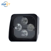 Projecteurs LED sans fil sur batterie 4x20W RGBWAUV 6-en-1, avec contrôle DMX512 et sonore, pour éclairage de scène de mariage et événements