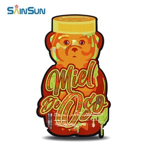 Bolsa de Mylar Redonda Personalizada con Impresión Holográfica, Bolsa de Plástico con Cierre Hermético para Dulces - Product Image 4