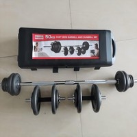 Ensemble de gymnastique haltères sans peinture haltérophilie réglable Fitness haltère réglable 10kg Alter Gym Fitness