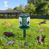 GH-516 deux PIR capteur ultrasons Animal répulsif solaire alimenté étanche oiseau chien répulsif dispositif