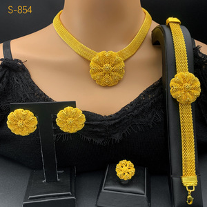Boucles d'oreilles pendantes en or véritable 24 carats ZX Workmanship, bijoux fins de luxe, anti-ternissement, ensembles cadeaux pour femmes, marque - Product Image 4