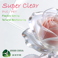 Feuille de plastique PVC souple transparente super claire à bas prix, film flexible en rouleau de 0,07 mm à 0,4 mm, produit de qualité exceptionnelle