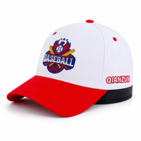 Gorra De béisbol bordada 3D con Logo personalizado, dos tonos, diseñador De moda, algodón, 5 paneles