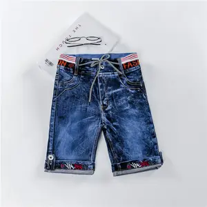 2023 new coming fashion design boys jeans pantaloni corti bambini cool boy denim shorts