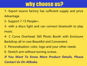 Pièces de Fond d'Infini Professionnel avec Caméra Aérienne pour Photomaton 360 - Product Image 3