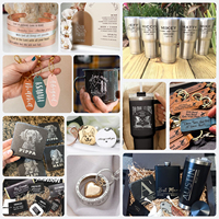 Machine de gravure laser UV pour flacons de parfum et emballages cosmétiques DAJA A1 Premium avec gravure de logo de marque