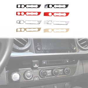Cache-bouton de commande de climatisation ABS multicolore LUMA pour camionnettes 2016-2023 - Vente en gros usine - Product Image 1