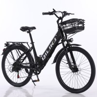 Vélo électrique de ville à longue portée 500W 45 km/h, fabriqué en Chine, 2 roues, 24 pouces, vélo électrique pour adultes
