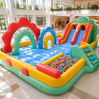 Échantillons de tissu PVC tricoté warp 1000D 20x20 multicolores pour modèles publicitaires gonflables