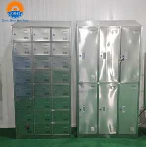 Armoire <span class=keywords><strong>de</strong></span> rangement industrielle en acier inoxydable 304 sur mesure pour vestiaire du personnel d'usine et d'<span class=keywords><strong>abattoir</strong></span> - Product Image 1