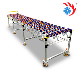 Sistema <span class=keywords><strong>de</strong></span> Transportadores <span class=keywords><strong>de</strong></span> Rodillos Telescópicos por Gravedad con Giro <span class=keywords><strong>de</strong></span> 90/180 Grados para Carga y Descarga <span class=keywords><strong>de</strong></span> Contenedores - Product Image 4