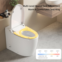 WC intelligent avec drainage mural/sol, nouvelle conception moderne, bidet électrique monobloc avec télécommande