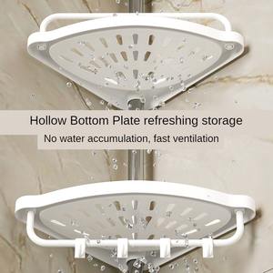 חדר אמבטיה פינה מדף נירוסטה תקרה מדף שירותים שמפו מקלחת ג 'ל - Product Image 5