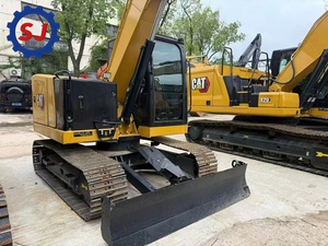 Mini-excavatrice sur chenilles hydraulique CAT 307.5, 3 tonnes, équipement de construction d'occasion avec godet de terrassement - Product Image 4