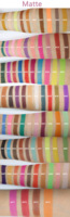 Palette de fards à paupières végétaliens mates et chatoyants de marque privée Palette de fards à paupières de maquillage personnalisé sans talc
