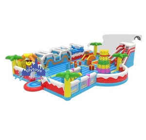 Hot Bán hồ bơi bơm hơi với trượt bền, chất lượng cao hồ bơi nước <span class=keywords><strong>Inflatable</strong></span> với xây dựng - Product Image 1