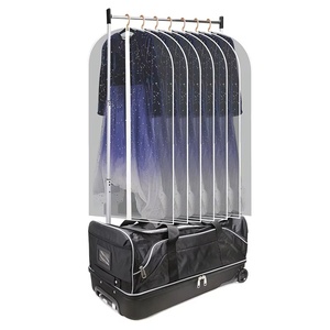 Sac de danse gratuit avec roulettes télescopiques, sac de sport pour compétition, valise de 28 pouces avec porte-vêtements à tige télescopique - Product Image 6