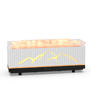 Humidificateur d'air ultrasonique silencieux 3D à <span class=keywords><strong>flamme</strong></span> Long Rock Hollow Mountain, diffuseur d'aromathérapie, machine d'intérieur de bureau, nouveau produit transfrontalier - Product Image 4