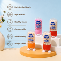 Aimo Fruity Baby Jelly Bean Protein Probiotics, biscuits semi-mous au goût sucré pour enfants, texture moelleuse, 16g, carton, 12 mois de conservation