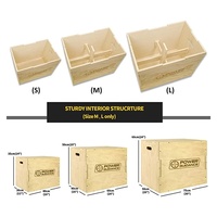Boîte de saut pliométrique 3-en-1 en bois pour entraînement de puissance et fitness