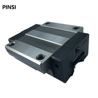 Bloc de guidage linéaire PMI HGW35CC en acier, type compact, pour équipement d'automatisation de routeur CNC