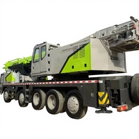 Grue sur camion Zoomlion ZTC1300V d'occasion, 130 tonnes, flèche 6 sections 66m, prête à l'emploi, faible nombre d'heures, meilleur prix