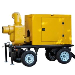 Convenient SHUANGSHENG Stainless Steel Electric Self-Priming Pump Flood Control Vehicles High Pressure 2 Inch Outlet 45HP Fully - Product Image 3