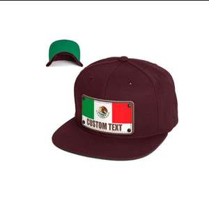 Casquettes Snapback à visière plate en maille style Mexique avec logo brodé personnalisé, pour le streetwear, les sports de plein air, pour hommes et femmes - Product Image 4