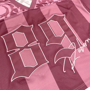 เสื้อครอปไซส์ใหญ่เข้ารูปแบบอเมริกันเสื้อถักลายสไตล์อเมริกันเสื้อผ้าแนวสตรีท - Product Image 5