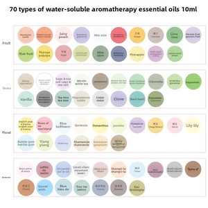 70 saveurs d'aromathérapie liquide hydrosoluble 10 ml, désodorisant pour usage intérieur, saveur menthe citron, Guangdong - Product Image 4