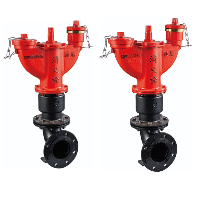 Customised Dual-system Interface Fire Hydrant Wet-type Upright Russian-style Firefighting Equipment Accessories