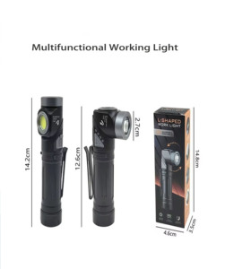 Hochleistungs-Arbeitslampe aus Aluminiumlegierung mit LED, 90 Grad Drehbar, Tragbare Multifunktions-Eckleuchte für den Außenbereich - Product Image 6