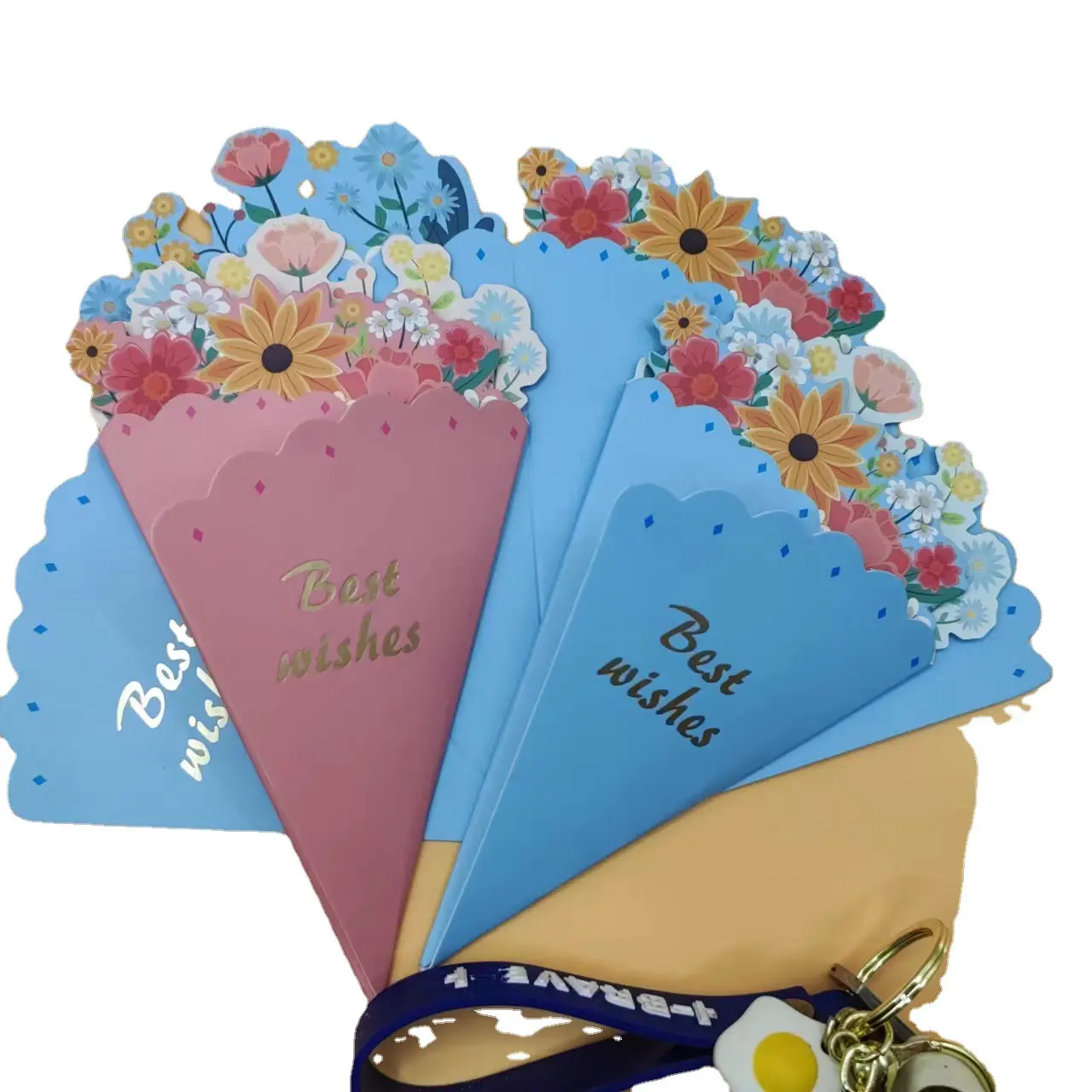 Hot Sale Greeting Cards with Envelope 3D Greeting Cards Mother's Day Gift
