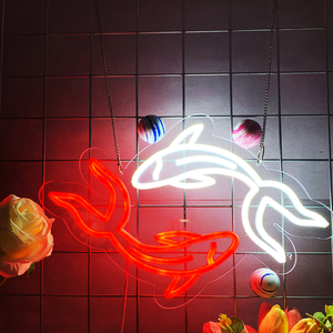 Custom Dimmable RGB <b>LED</b> Neon Sign, Personalized Commercial <b>Name</b> Billboard, Golf Themed Business Neon Sign - Product Image 1