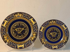 Assiettes en Porcelaine Nordique Écologiques à Incrustations Dorées, Design Moderne et Luxueux pour la Décoration Intérieure – Vente Flash - Product Image 5